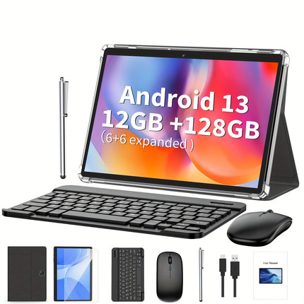 Powerful 2-in-1 Android Tablet with Keyboard & Case