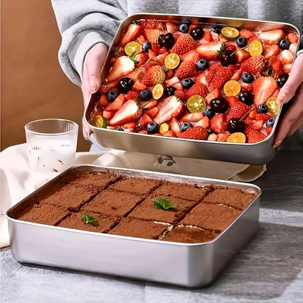 6pcs Large Stainless Steel Containers