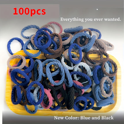 50pcs High-Elastic Sports Hair Ties