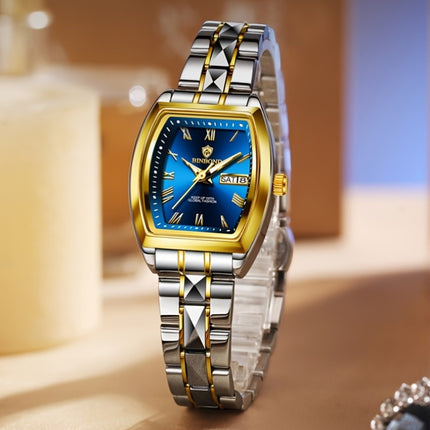 BINBOND Women's Tonneau Quartz Watch