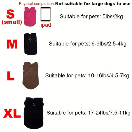 Cozy Winter Fleece Jacket for Small Dogs - Monti Bargains