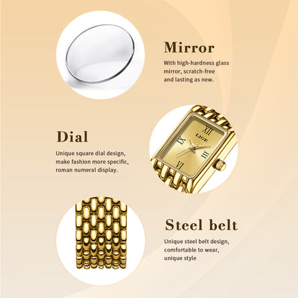 LIGE High-End Women's Quartz Watch