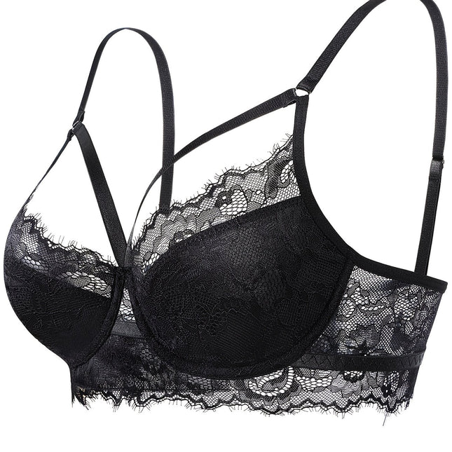 Eyelash Lace Underwire Bra