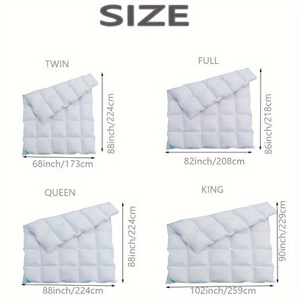 All-Season Soft & Cozy Quilted Comforter Insert