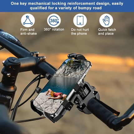 Anti-Shock Motorcycle Phone Holder - Safe & Secure Mount