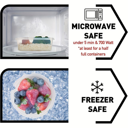 48pcs Food Storage Box Set