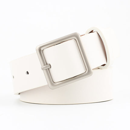 Women’s PU Leather Square Belt