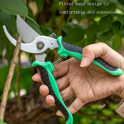 Stainless Steel Pruning Shears for Effortless Garden Trimming