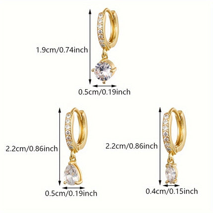 Elegant Drop & Dangle Earrings Set