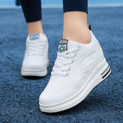 Breathable Hidden Lift Sneakers