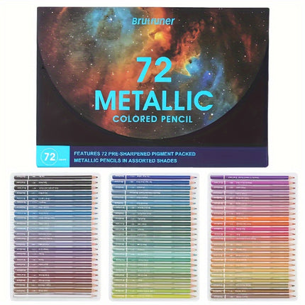 Kalour Metallic Colored Pencils Set