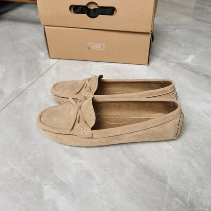 Women's Retro Bow Loafers