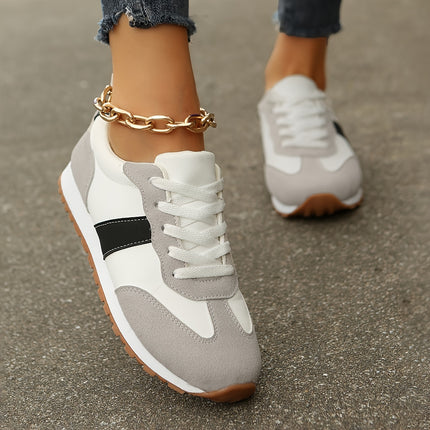 Women's Breathable Lace-Up Sneakers