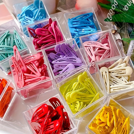 Y2K Candy Color Hair Clips Set
