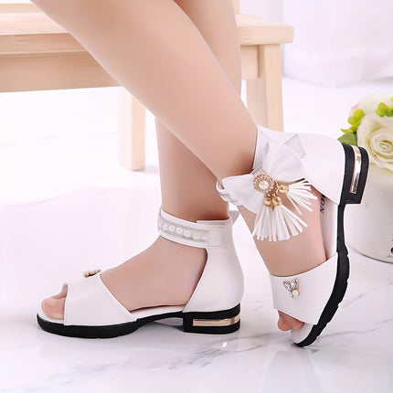 Girls' Cute Bowknot Open-Toe Sandals
