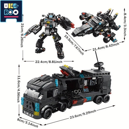 8-in-1 City Building Blocks - Monti Bargains