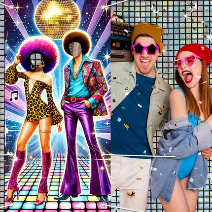 70s Disco Dance Photo Backdrop