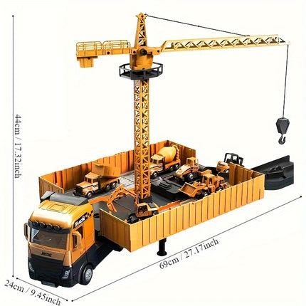 Giant Alloy Crane Toy Set
