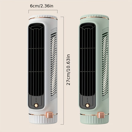 Portable USB Fan – Rechargeable, Quiet Cooling Anywhere