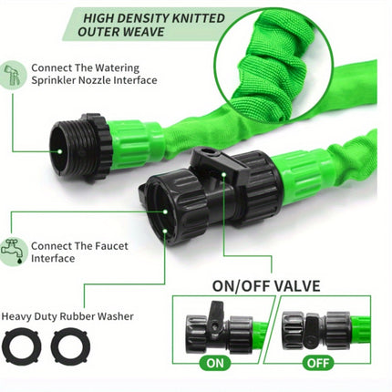 Retractable Hose with Spray Function - Easy Garden & Car Use