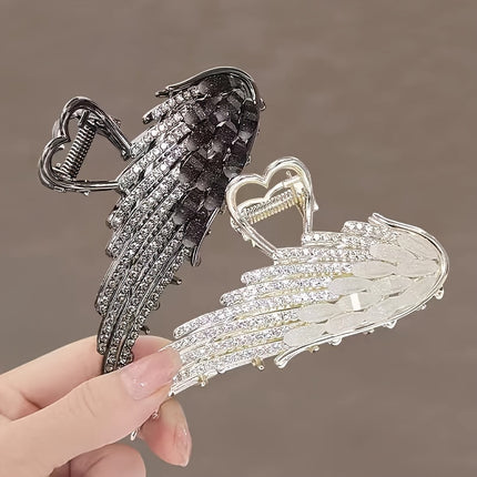 Elegant Angel Wing Hair Claw Clip