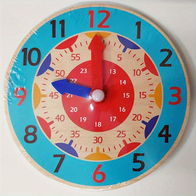 Wooden Clock Puzzle – Fun Learning for Kids - Monti Bargains