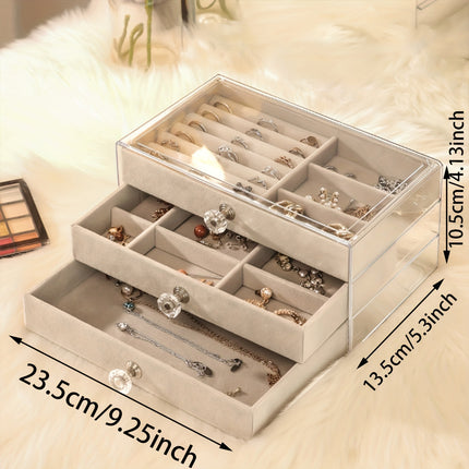 Acrylic Jewelry Organizer Box