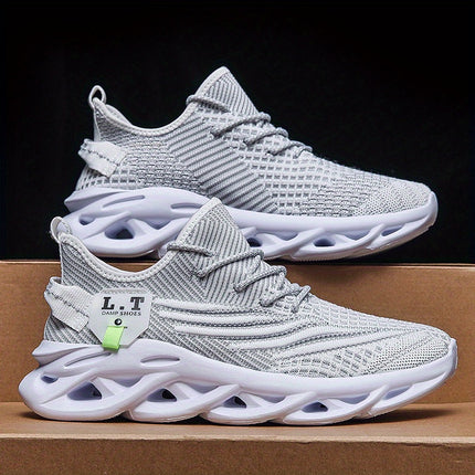 Men’s Breathable Knit Running Shoes