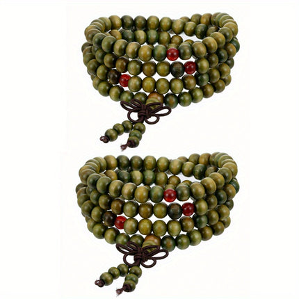 Men's 108 Beads Sandalwood Prayer Bracelet