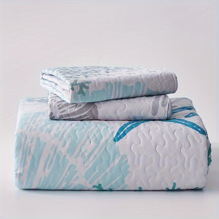 Coastal Coral Starfish Reversible Bedding Set