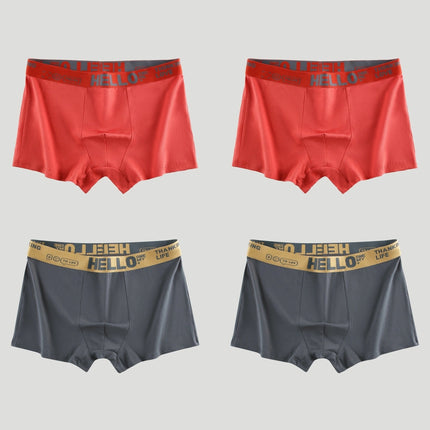 4-Pack Men's Cotton Boxer Briefs