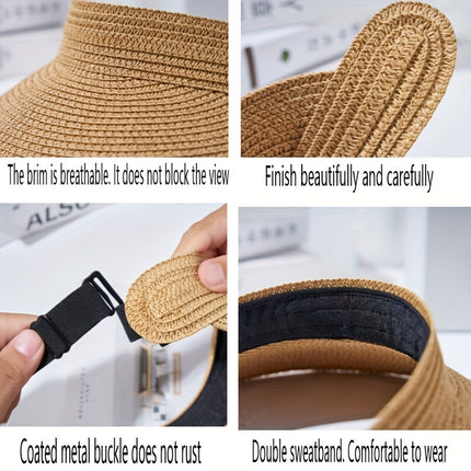 Women's Foldable Straw Sun Hat