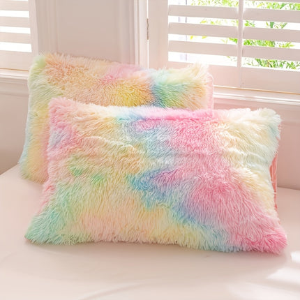 Cozy Tie-Dye Plush Duvet Cover Set - Soft & Stylish
