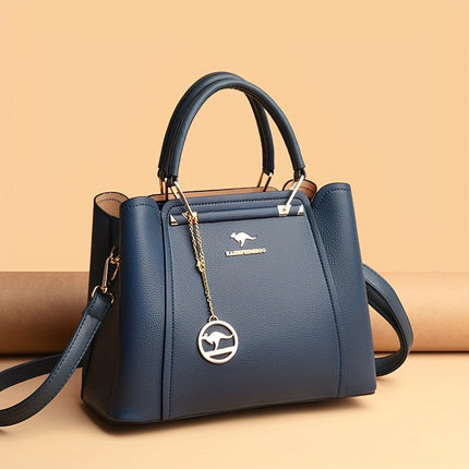 Chic Waterproof Faux Leather Handbag – Versatile Crossbody Style - Monti Bargains