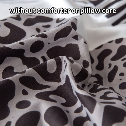 Leopard Print Heart Comforter Set - Cozy & Stylish Bedding