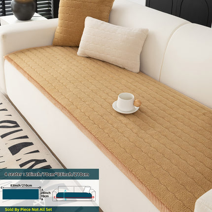 Bohemian Chic Plush Sofa Cover – Cozy, Stylish Protection