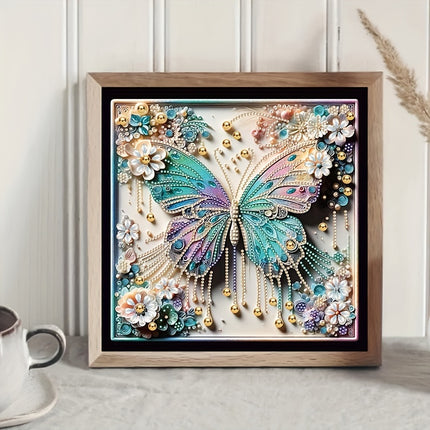 Flower Butterfly Diamond Art Kit