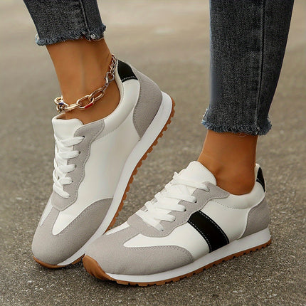 Women's Breathable Lace-Up Sneakers