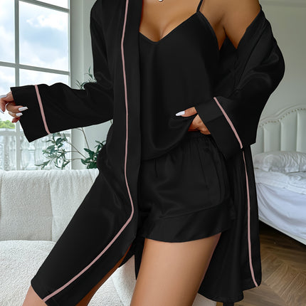 Elegant 3-Piece Loungewear Set