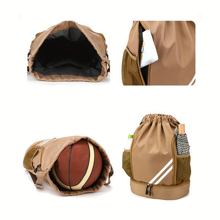 Versatile Drawstring Sports Gym Bag for Outdoor & Travel