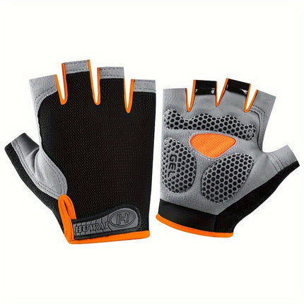 Breathable Half-Finger Sports Gloves for Cycling & Fitness