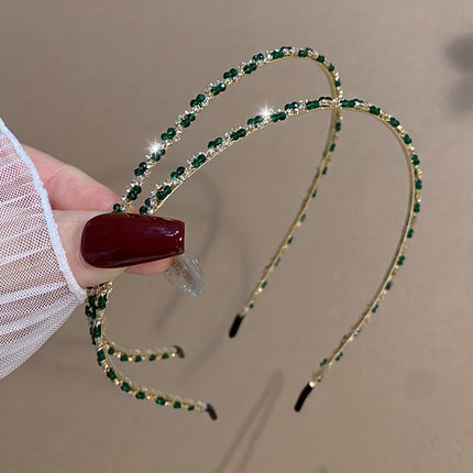 Vintage Royal Rhinestone Alice Band