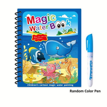 Reusable Magic Water Coloring Books - Monti Bargains