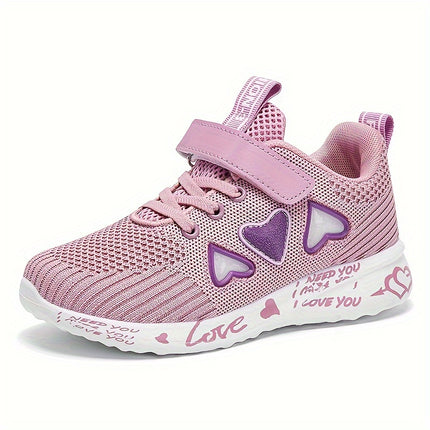 Cute Heart Low-Top Sneakers