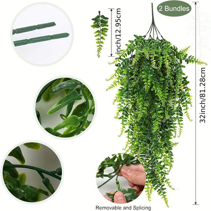 Simulated Green Grass Wall Hanging Set