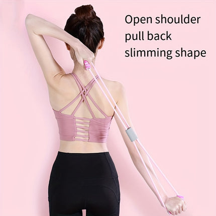 TPE Yoga Resistance Band Set for Fitness & Posture Correction