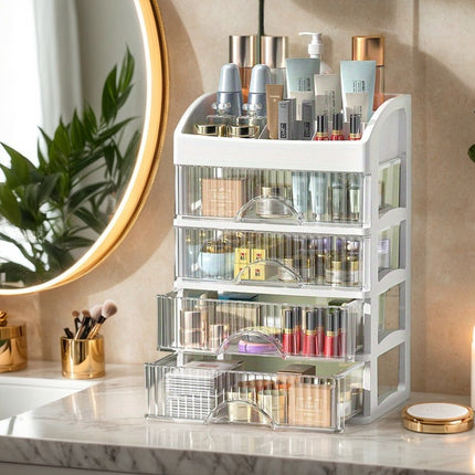 Multi-Layer Desktop Organizer with Drawers