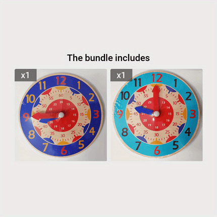 Wooden Clock Puzzle – Fun Learning for Kids - Monti Bargains