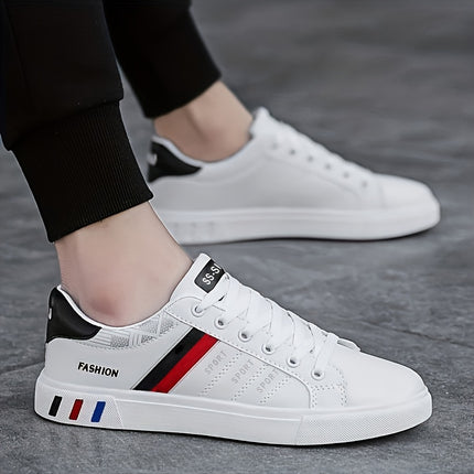 Men’s Striped Lace-Up Sneakers