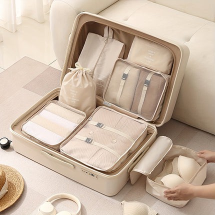 7pcs Travel Packing Organizer Set